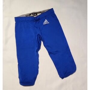 Adidas Football Press Coverage Pants XL Blue Shorts Tights NEW $50